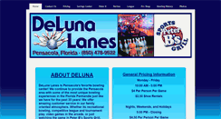 Desktop Screenshot of delunalanes.com