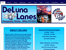 Tablet Screenshot of delunalanes.com